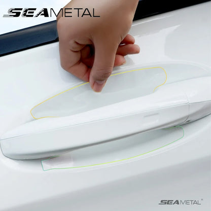 Car Door Handle Protection Stickers - 8PCS Transparent Anti-Scratch Guards