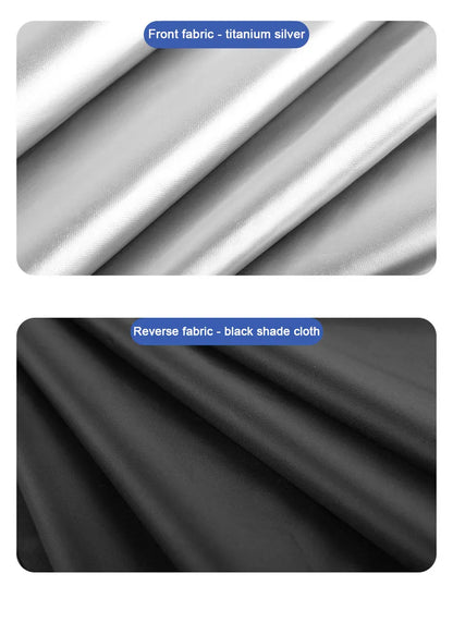Car Side Window Sun Shade Curtains - Magnetic UV Protection 2pcs