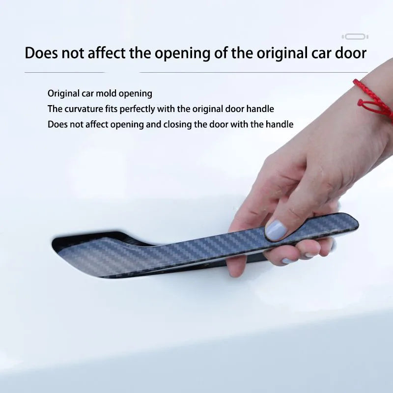 Tesla Model 3 Y Door Handle Stickers - Anti-Scratch Luminous