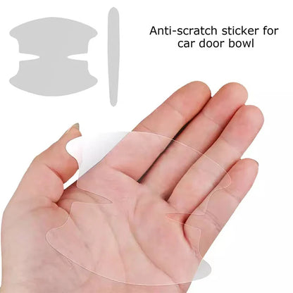 Car Door Handle Protection Stickers - 8PCS Transparent Anti-Scratch Guards