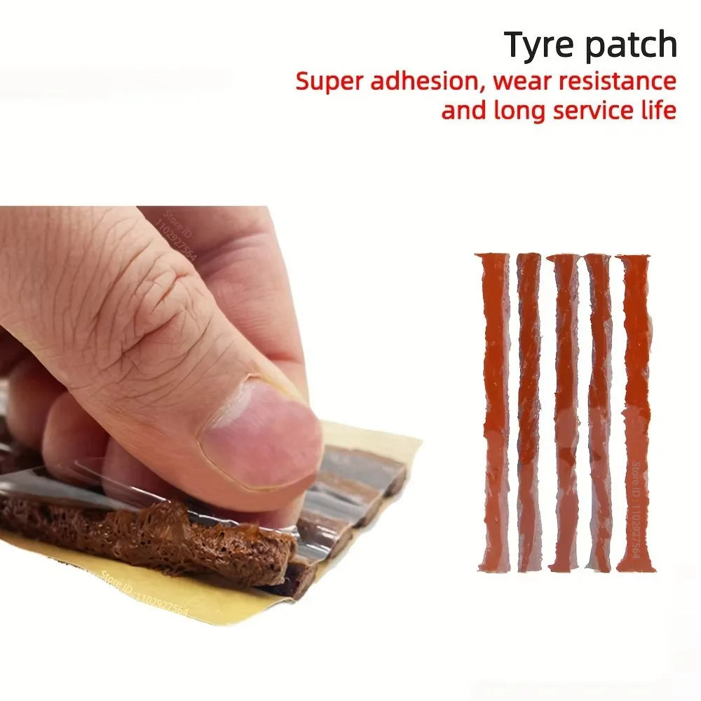 Car Tire Repair Kit 31PCS - Emergency Puncture Plug Tools with Glue