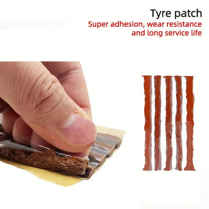 Car Tire Repair Kit 31PCS - Emergency Puncture Plug Tools with Glue