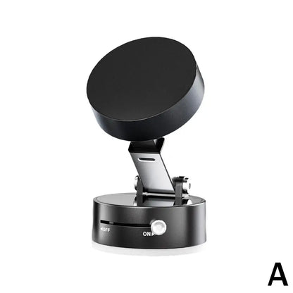 Premium Magnetic Car Phone Holder - Double-Sided Suction Cup Mount with 360° Rotation & Foldable Design