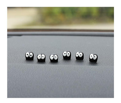 Cute Black Elf Car Interior Decoration Set - Rearview Mirror Ornaments