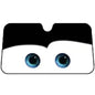 Car Windshield Sunshade with Eyes Design - Solar Protection Sun Visor