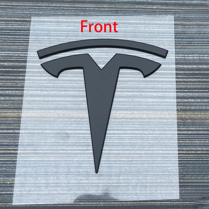 Tesla Logo Badge - Front Hood & Rear Trunk Emblem for Model 3/Y
