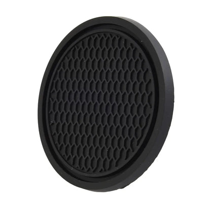 Premium Car Cup Holder Coasters 2-Pack - Anti-Slip Silicone Insert Pads for Vehicle Interior Protection
