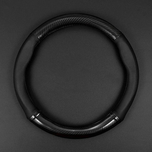 Universal Car Steering Wheel Cover - Carbon Fiber Leather Anti-Slip