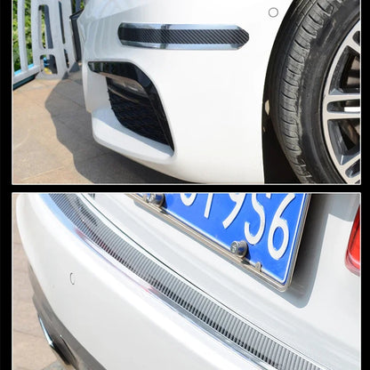 Car Door Sill Protector - Anti-Scratch Threshold Strip Carbon Fiber