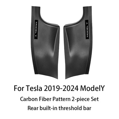 Tesla Model 3/Y Door Sill Protector - Anti-Kick Threshold Strip Guard Model Y 2pcs