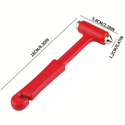 Emergency Car Escape Hammer - Multi-Function Safety Tool with Window Breaker & Seatbelt Cutter