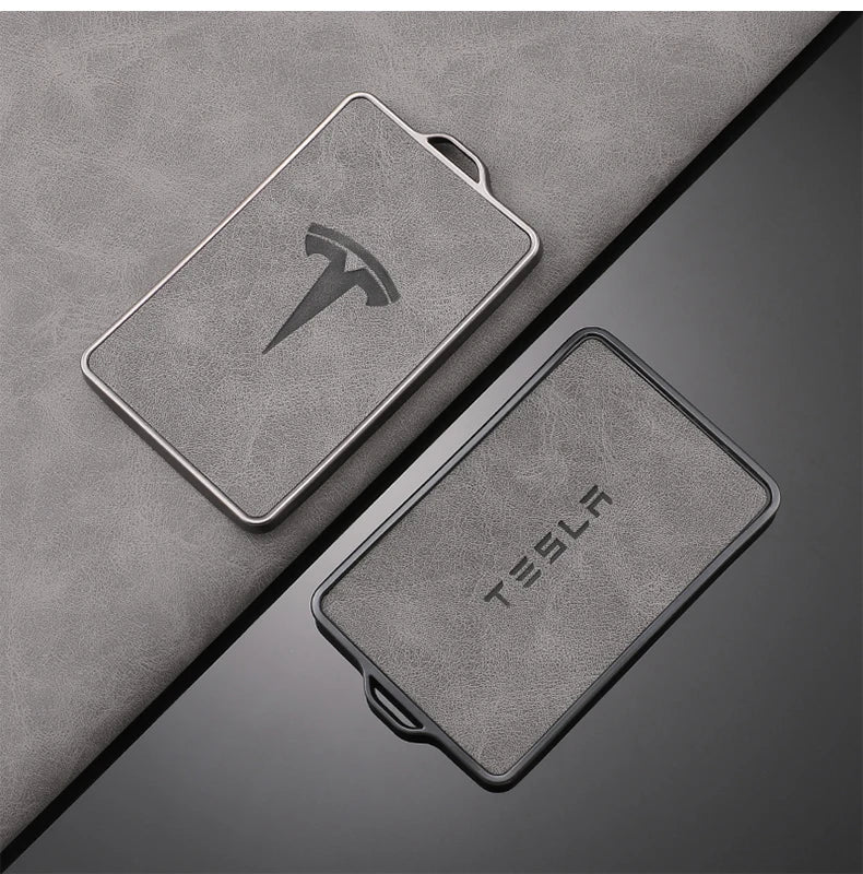 Tesla Key Case TPU Leather - NFC Key Fob Cover Model 3 S X Y