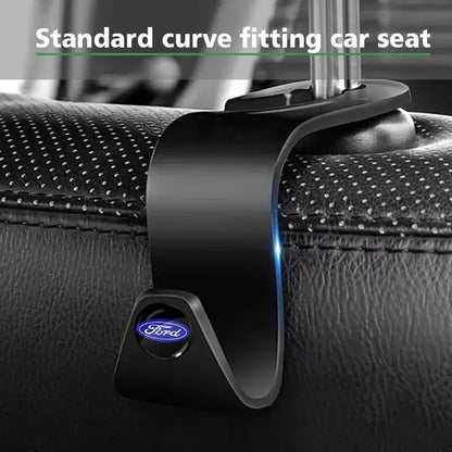 Ford Car Seat Hook - Universal Storage Hanger for Raptor Fiesta Focus Mondeo