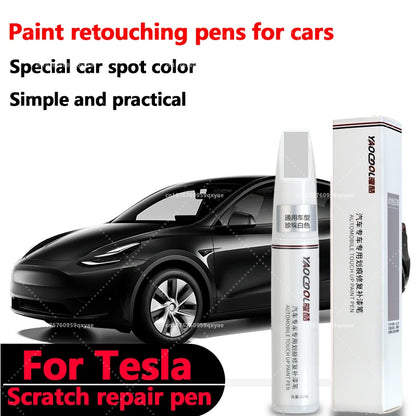 Tesla Paint Touch Up Pen Set - Pearl White & Deep Sea Blue Wheel Repair Kit