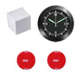 Luminous Car Clock - Stick-On Quartz Watch for Dashboard/Boat/Bike