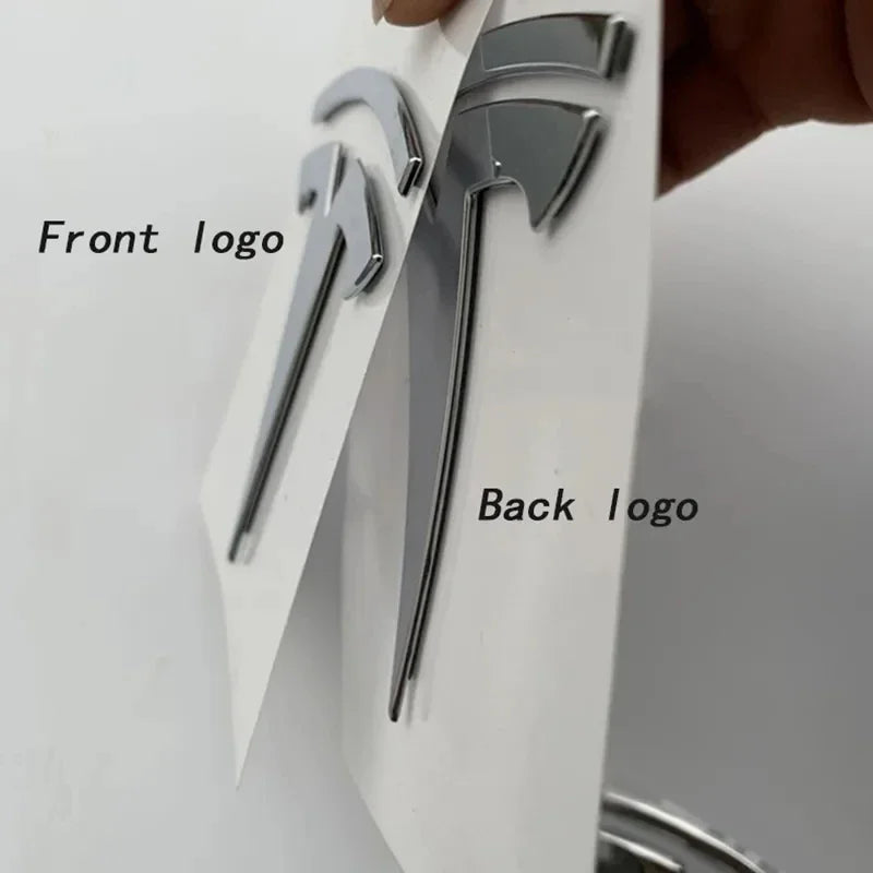 Tesla Logo Badge - Front Hood & Rear Trunk Emblem for Model 3/Y
