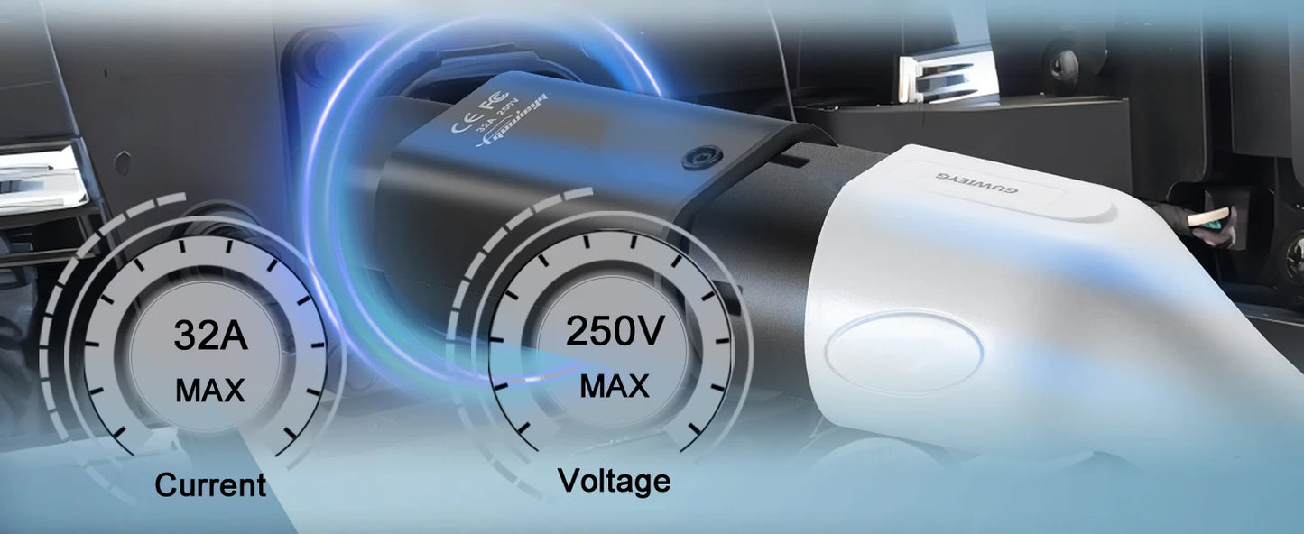 Type2 to Tesla Adapter AC 7.2KW - Model S/X/3 Charging