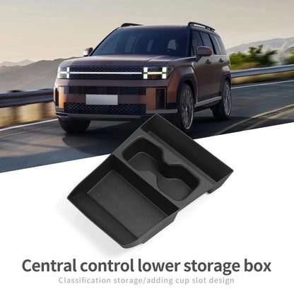 Hyundai Santa Fe Storage Box Cup Holder - 2024-2025 Interior Organizer