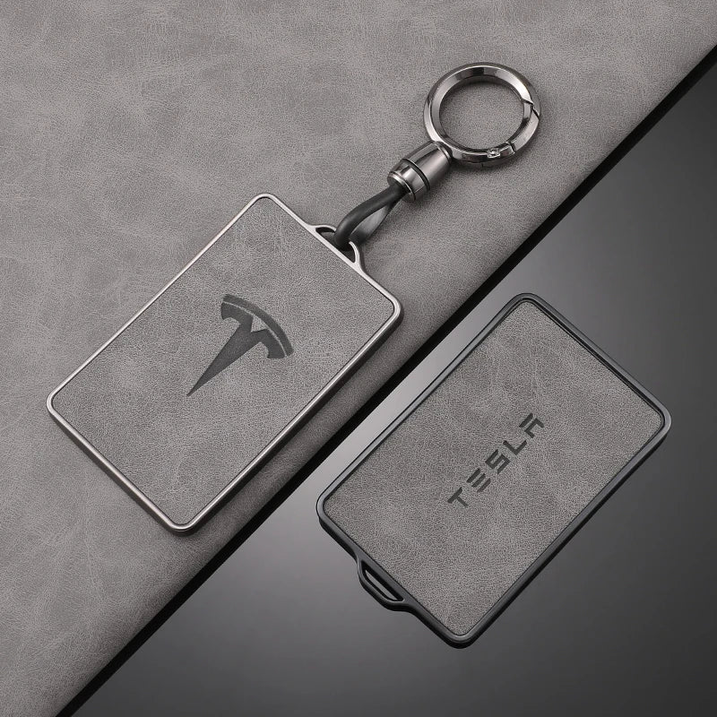 Tesla Key Case TPU Leather - NFC Key Fob Cover Model 3 S X Y