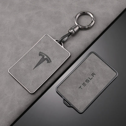 Tesla Key Case TPU Leather - NFC Key Fob Cover Model 3 S X Y