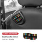 Mini Cooper Leather Rear Seat Handle Cover - R56 R55 F56 F57 Decal