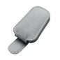 Premium Car Sunglasses Holder - Magnetic Sun Visor Clip with Leather Case for Eyeglasses & Cards