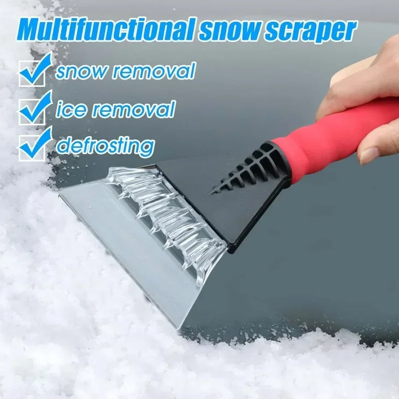 Car Ice Scraper Snow Remover - Windshield Ice Breaker Brush Tool