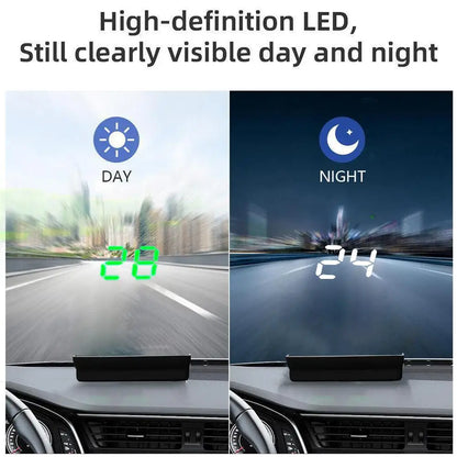 Car Head-Up Display GPS Speedometer - Digital HUD Windshield Projector