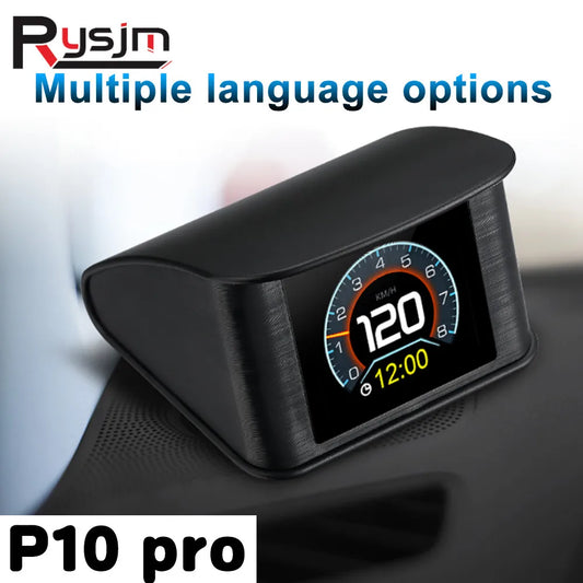 OBD2 Digital Speedometer P10 PRO Head Up Display Smart Car Computer