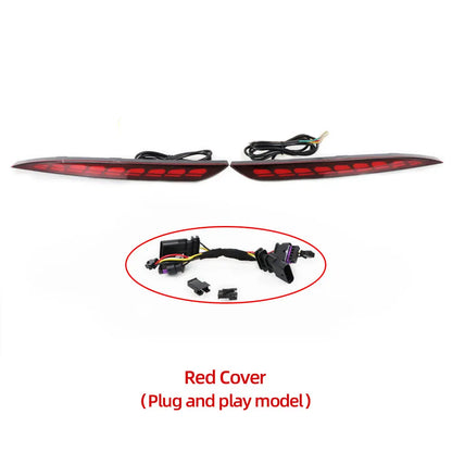 Tesla Model 3/Y LED Rear Fog Light - Dynamic Turn Signal 2016-23 Red B Plug and Play