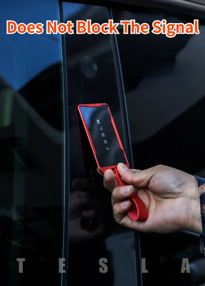 Tesla Key Card Protector Case - Aluminum Alloy Frame for Model 3/Y Key Card Cover