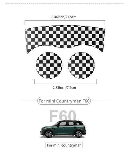 Union Jack Car Cup Holder Coaster - Mini Cooper F55 F56 F60