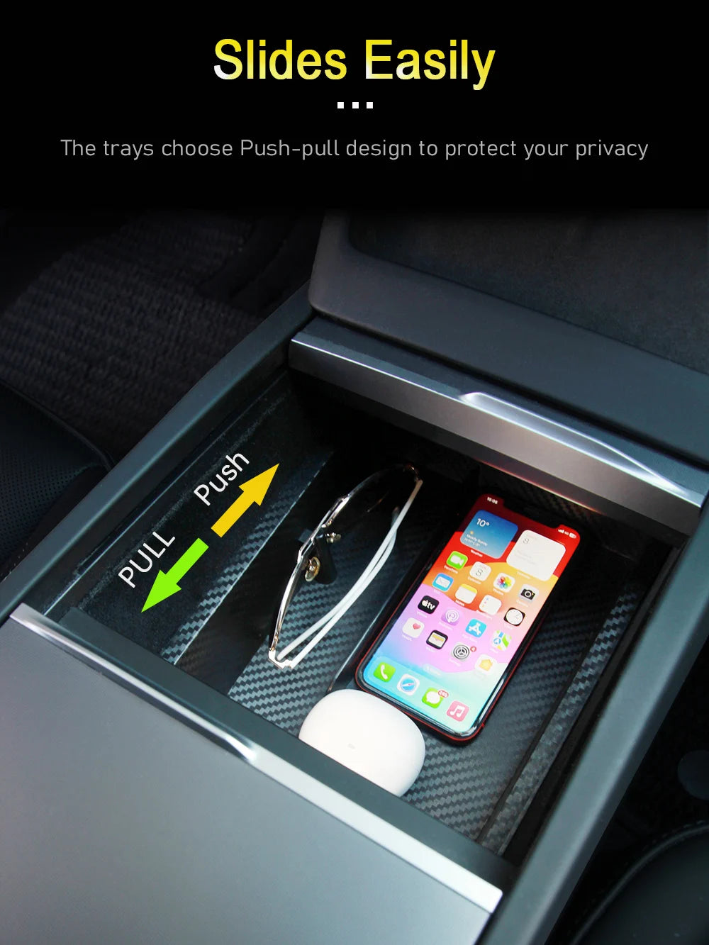 Tesla Model Y Juniper Model 3 Console Organizer - Storage Tray