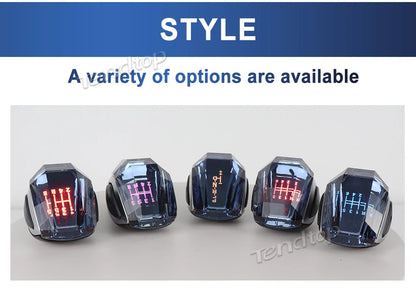 Universal Crystal LED Gear Shift Knob - 5 Speed with Lights