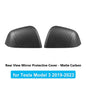 Tesla Model 3 Highland Carbon Fiber Mirror Covers - ABS Matt Carbon