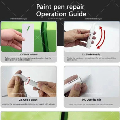 Tesla Paint Touch Up Pen Set - Pearl White & Deep Sea Blue Wheel Repair Kit