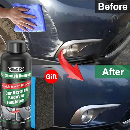 Car Scratch Remover & Paint Care Tool - Auto Swirl Repair Polishing Compound