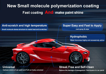 Car Ceramic Nano Coating - Hydrophobic Anti-Scratch Protection 100ML