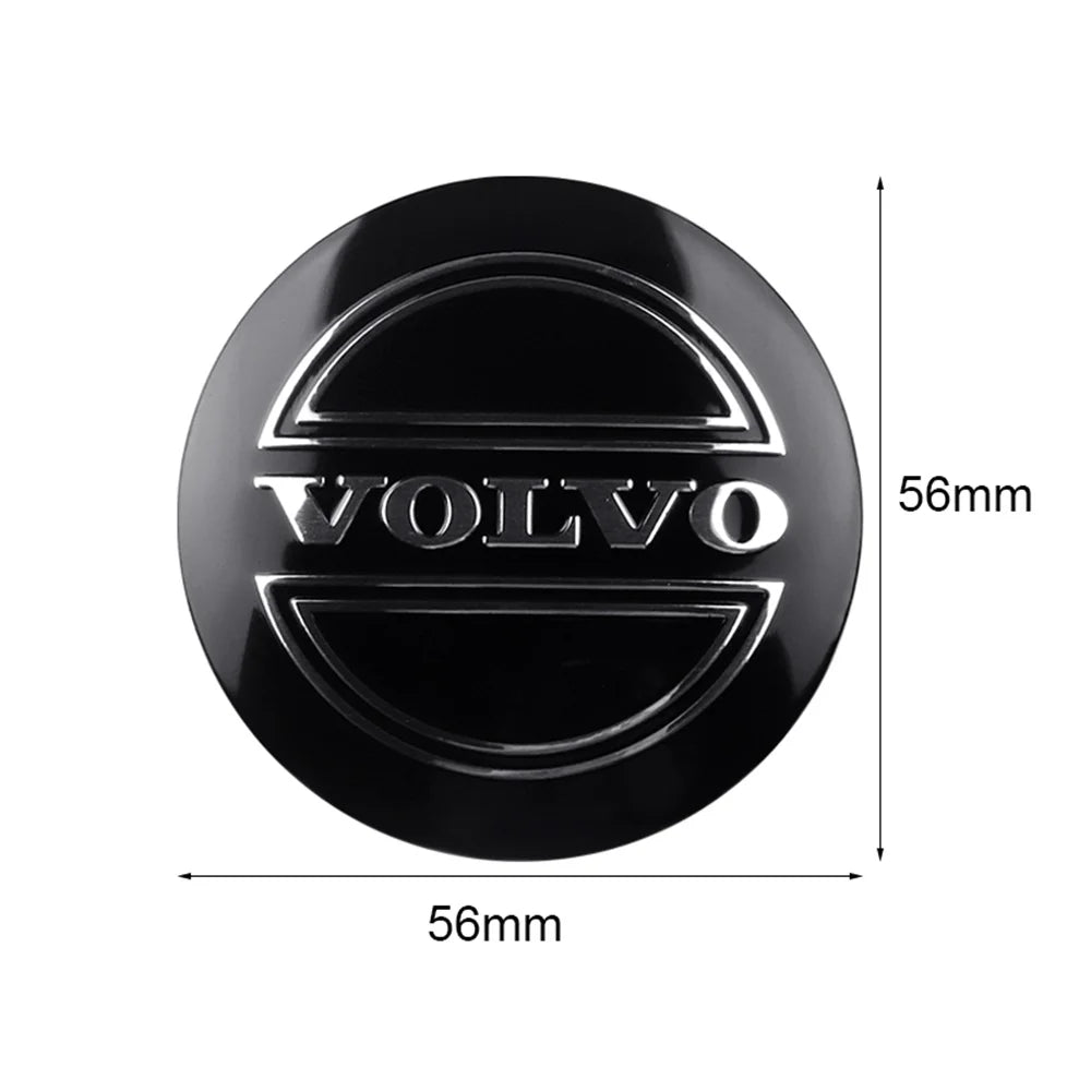 Volvo Wheel Center Stickers 56mm - Hub Cap Decals for R-Design Models
