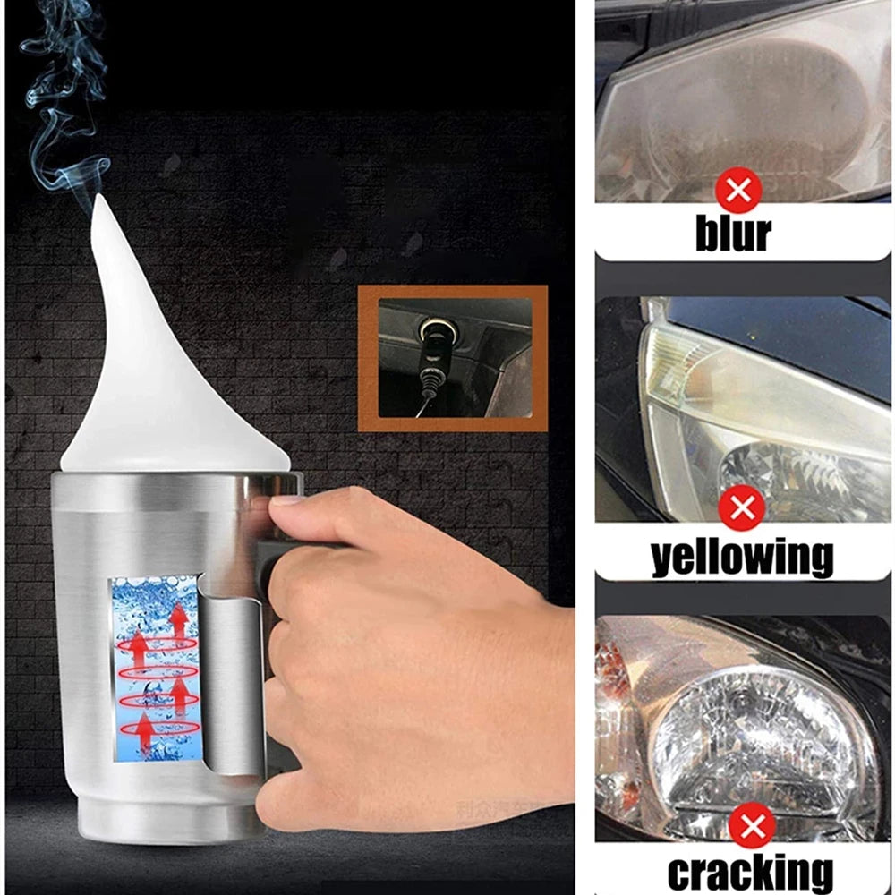 Headlight Polishing Set - Auto Headlight Restoration Kit 300ml