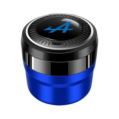 Portable Luminous Car Ashtray - Alpine Ceramic Liner