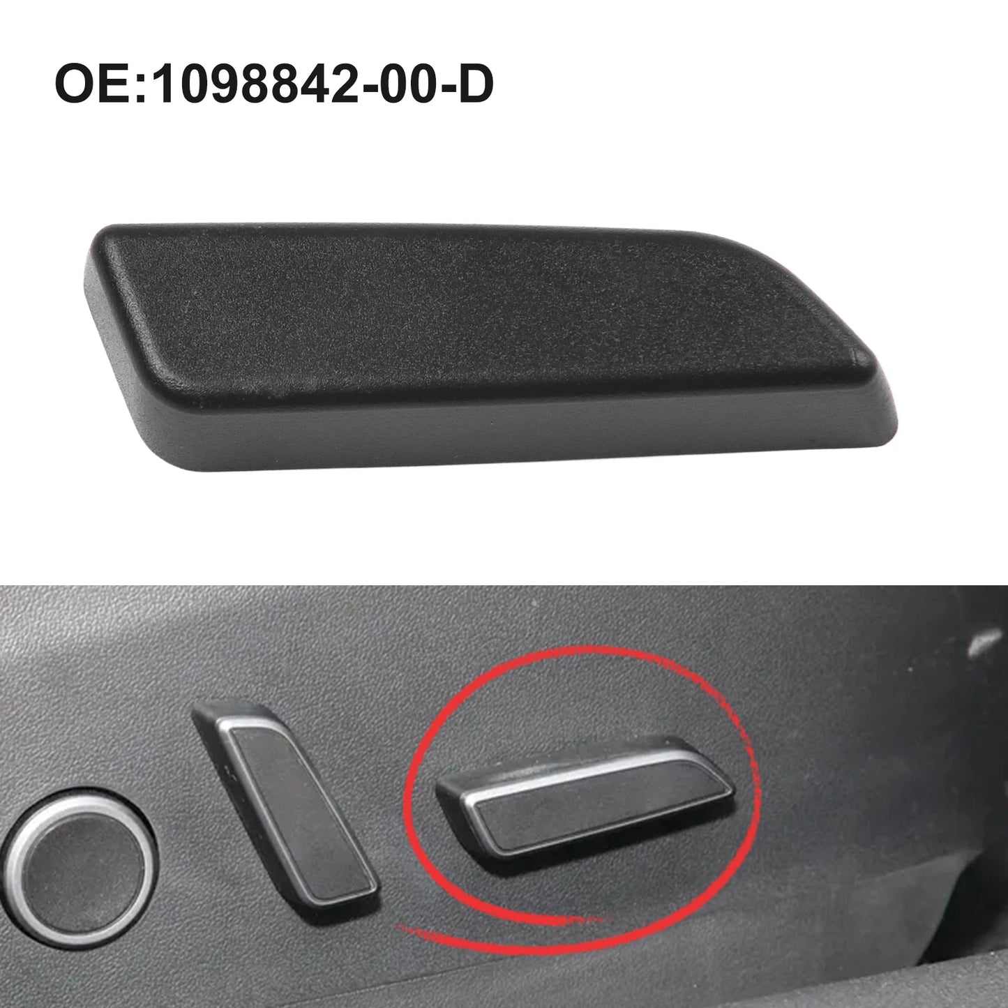 Tesla Model 3 Y Passenger Seat Switch Cover - Button Key Cover 2017-2020