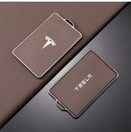 Tesla Key Case TPU Leather - NFC Key Fob Cover Model 3 S X Y