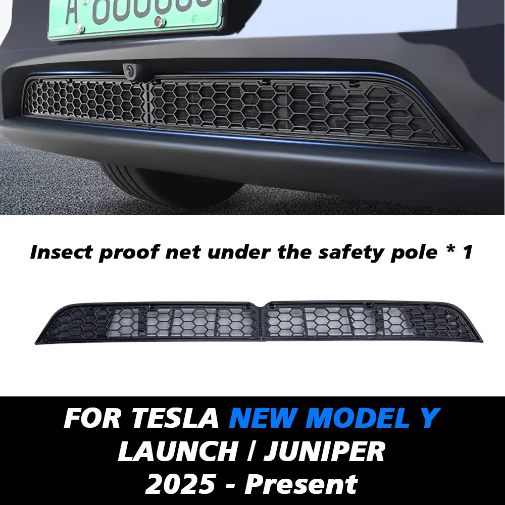 Tesla Model Y Bumper Grille Cover 2020-2025 Anti Insect Dust Protection Kit