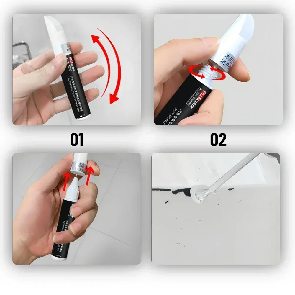 Tesla Paint Repair Pen - Car Scratch Remover for Model 3/X/Y/S Black White Wheel Hub