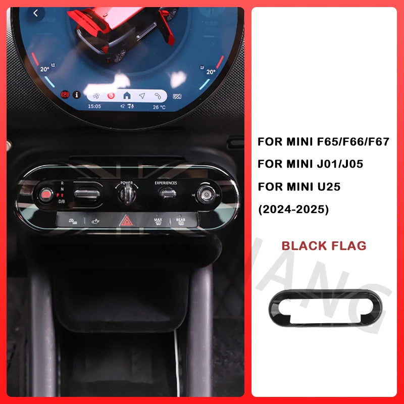 Car Central Control Button Frame Sticker - Mini Countryman 2024-2025