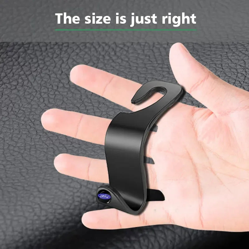 Ford Car Seat Hook - Universal Storage Hanger for Raptor Fiesta Focus Mondeo