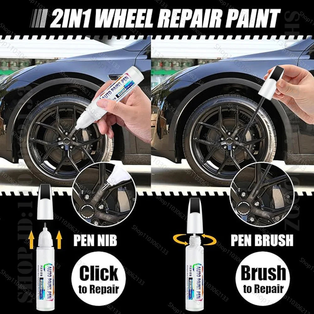 Lexus UX Touch Up Paint & Wheel Repair Kit - Quick Scratch Repair Silver/Black