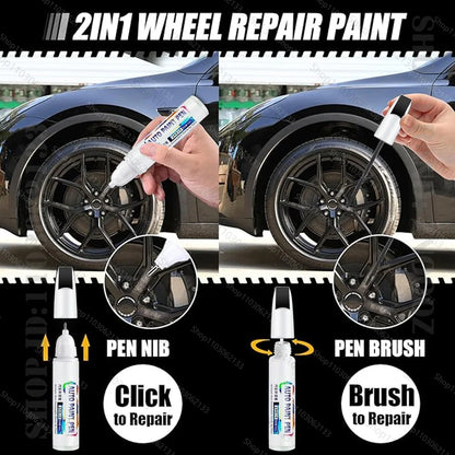 Lexus UX Touch Up Paint & Wheel Repair Kit - Quick Scratch Repair Silver/Black