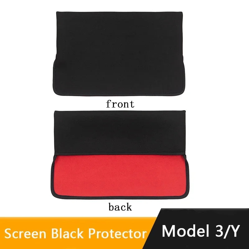 Tesla Model 3 Y Screen Sunshade - Anti-UV Display Cover black